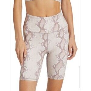 Varley Albury Biker Shorts Snakeskin